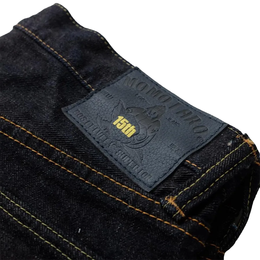 15THL01 - 15.7oz Anniversary Selvedge Jeans Left Hand Twill - Narrow Tapered