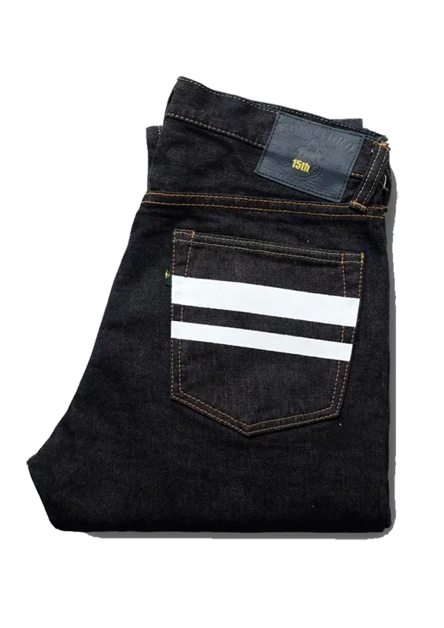 15THL01 - 15.7oz Anniversary Selvedge Jeans Left Hand Twill - Narrow Tapered
