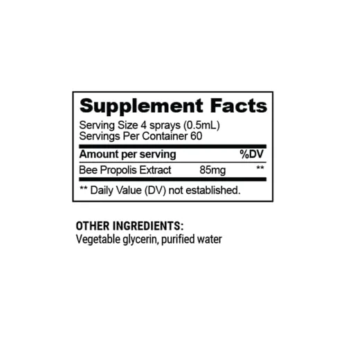 2 Pack Beekeeper's Naturals Propolis Throat Spray 1.06 oz 30mL