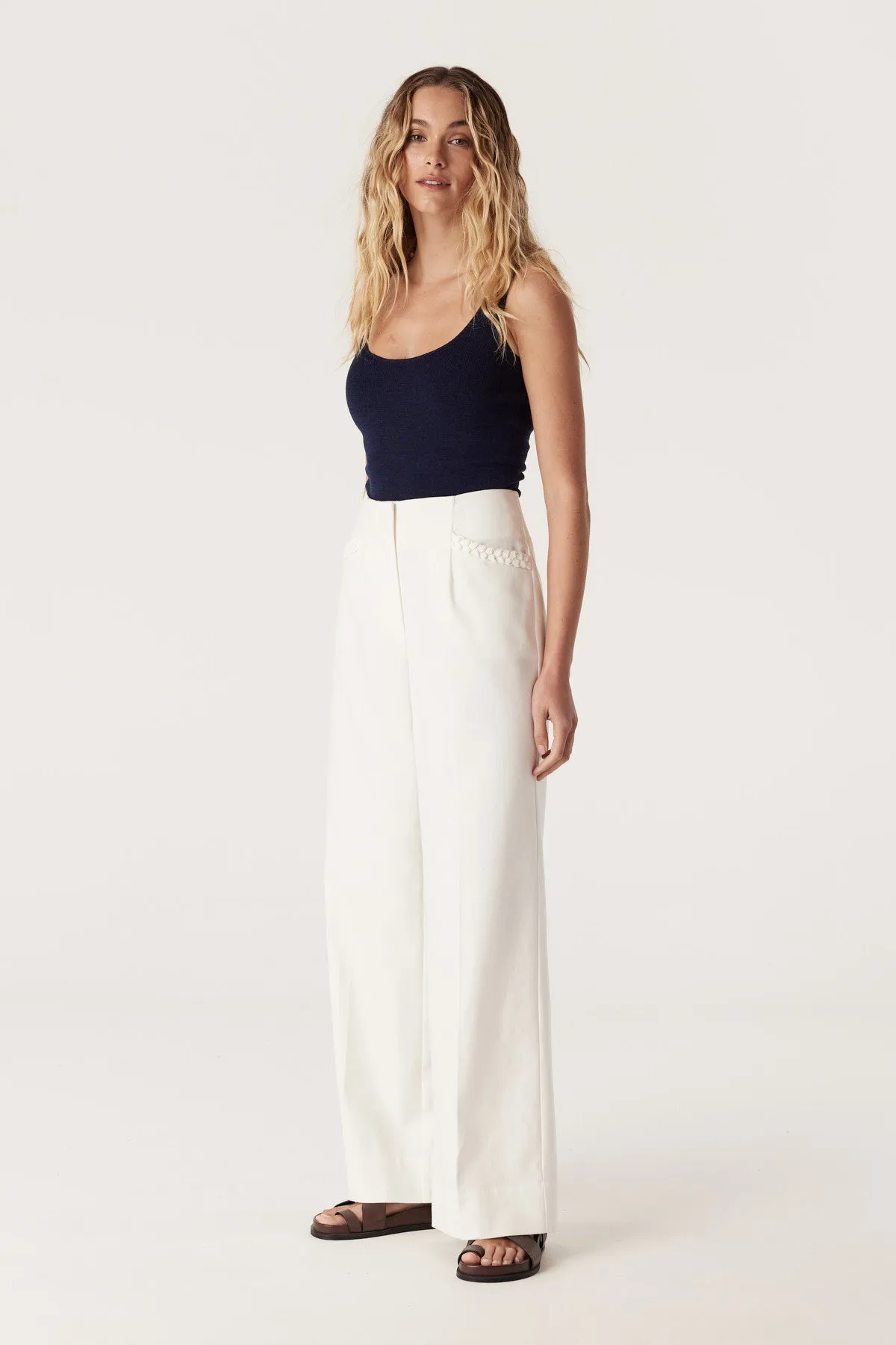 Alison Pant - White