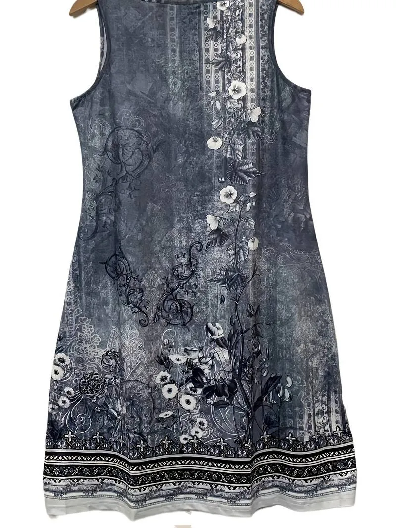 Asha - Notched Neck Midi Dress