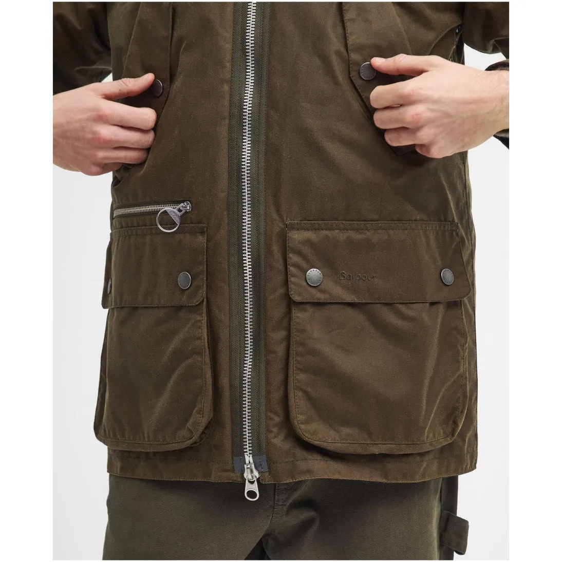 Barbour Re-Engineered Beaufort Waxed Jacket MWX2342SN91 Beech