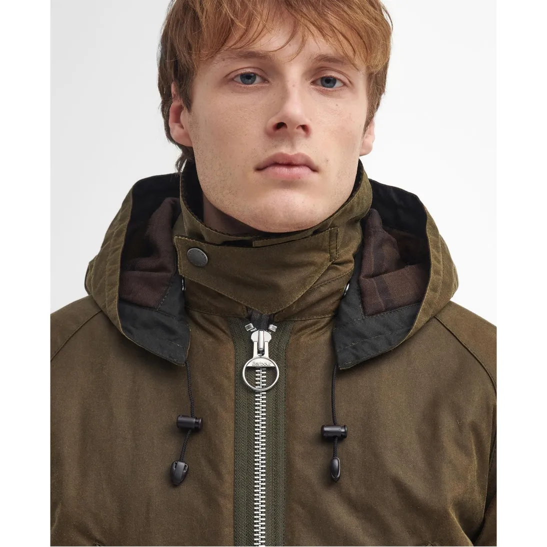 Barbour Re-Engineered Beaufort Waxed Jacket MWX2342SN91 Beech