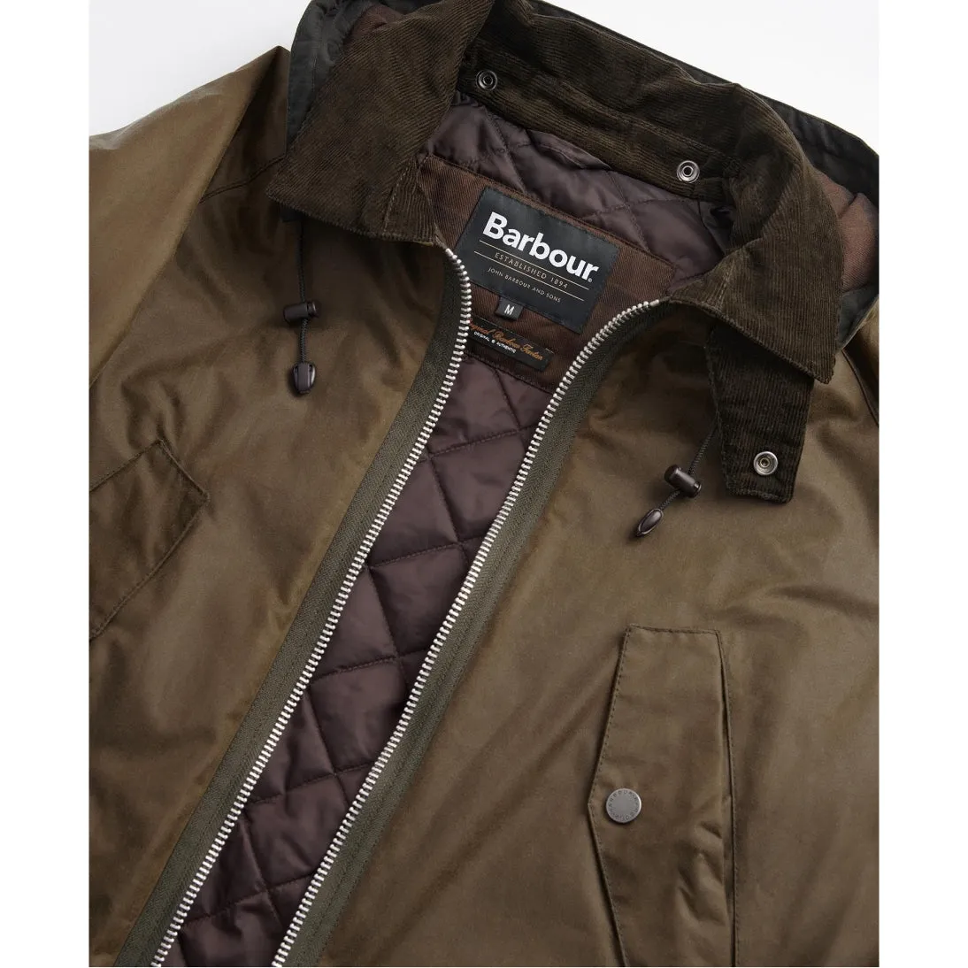 Barbour Re-Engineered Beaufort Waxed Jacket MWX2342SN91 Beech