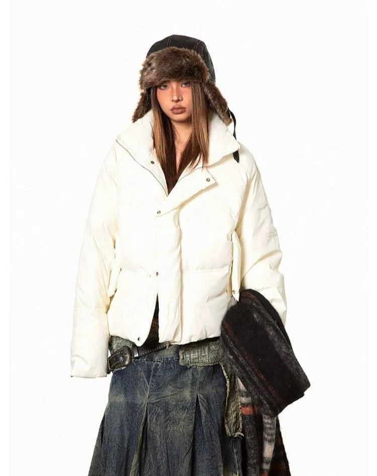 BB Shiny Metallic Puffer Jacket