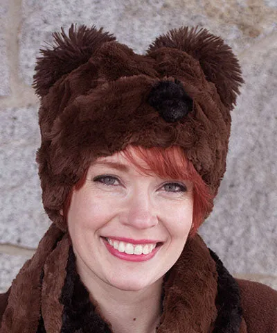 Bear Beanie Hat - Assorted Short Faux Furs