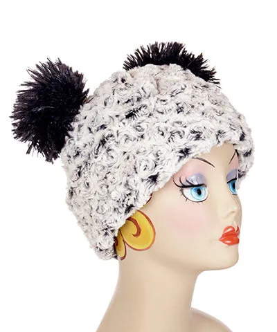 Bear Beanie Hat - Assorted Short Faux Furs
