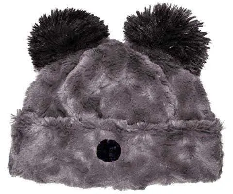 Bear Beanie Hat - Assorted Short Faux Furs