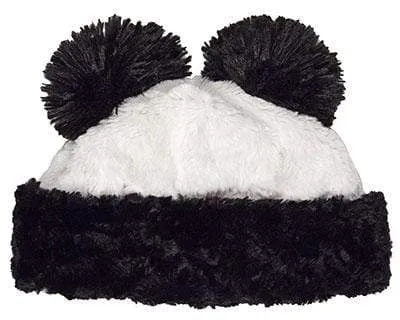 Bear Beanie Hat - Assorted Short Faux Furs