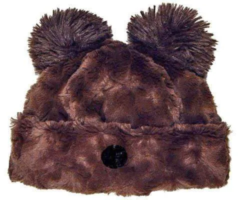 Bear Beanie Hat - Assorted Short Faux Furs