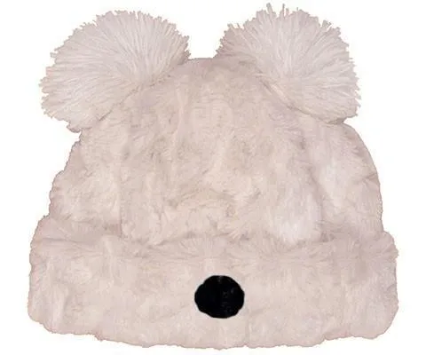 Bear Beanie Hat - Assorted Short Faux Furs