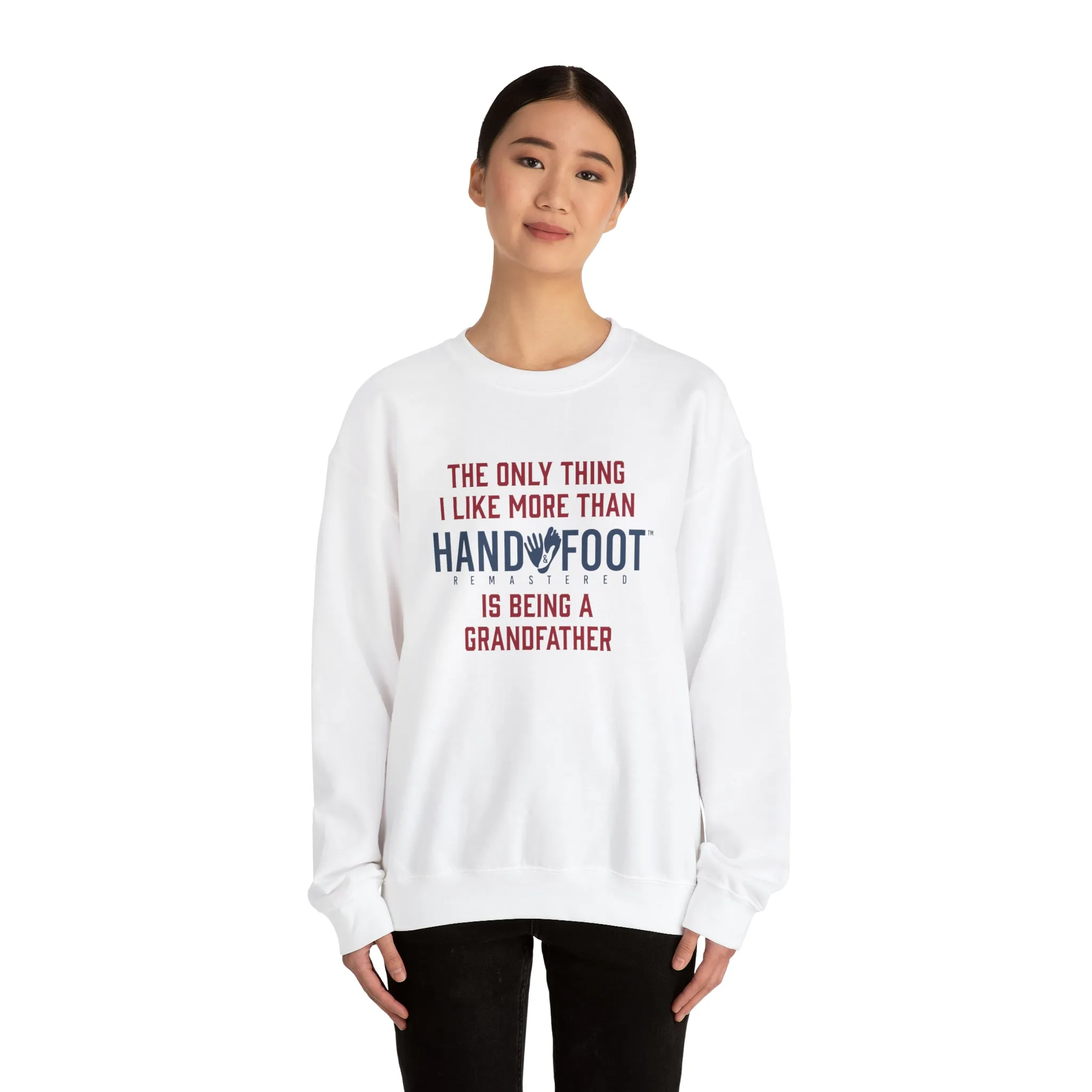 Being a Grandfather Unisex Heavy Blend™ Crewneck Sweatshirt