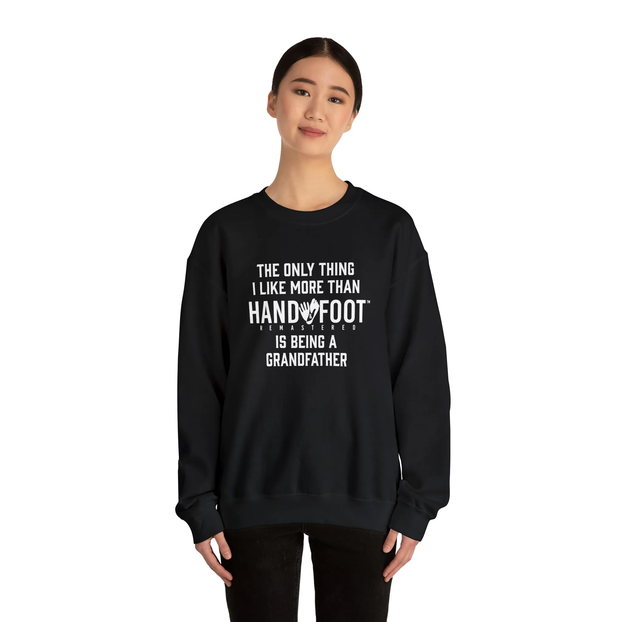 Being a Grandfather Unisex Heavy Blend™ Crewneck Sweatshirt