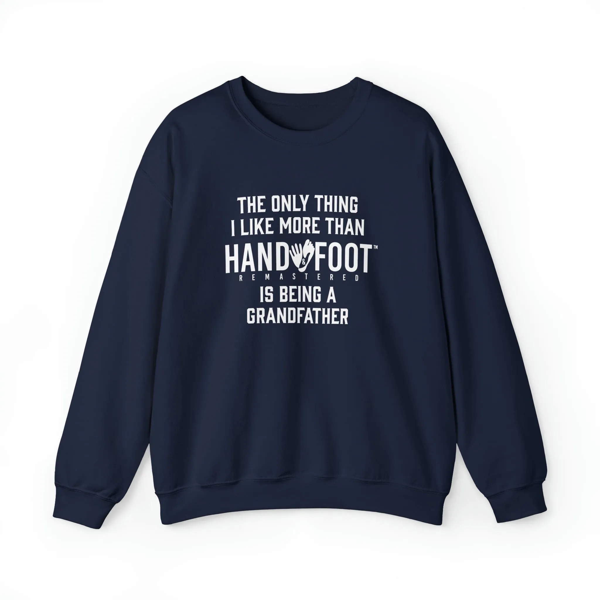 Being a Grandfather Unisex Heavy Blend™ Crewneck Sweatshirt