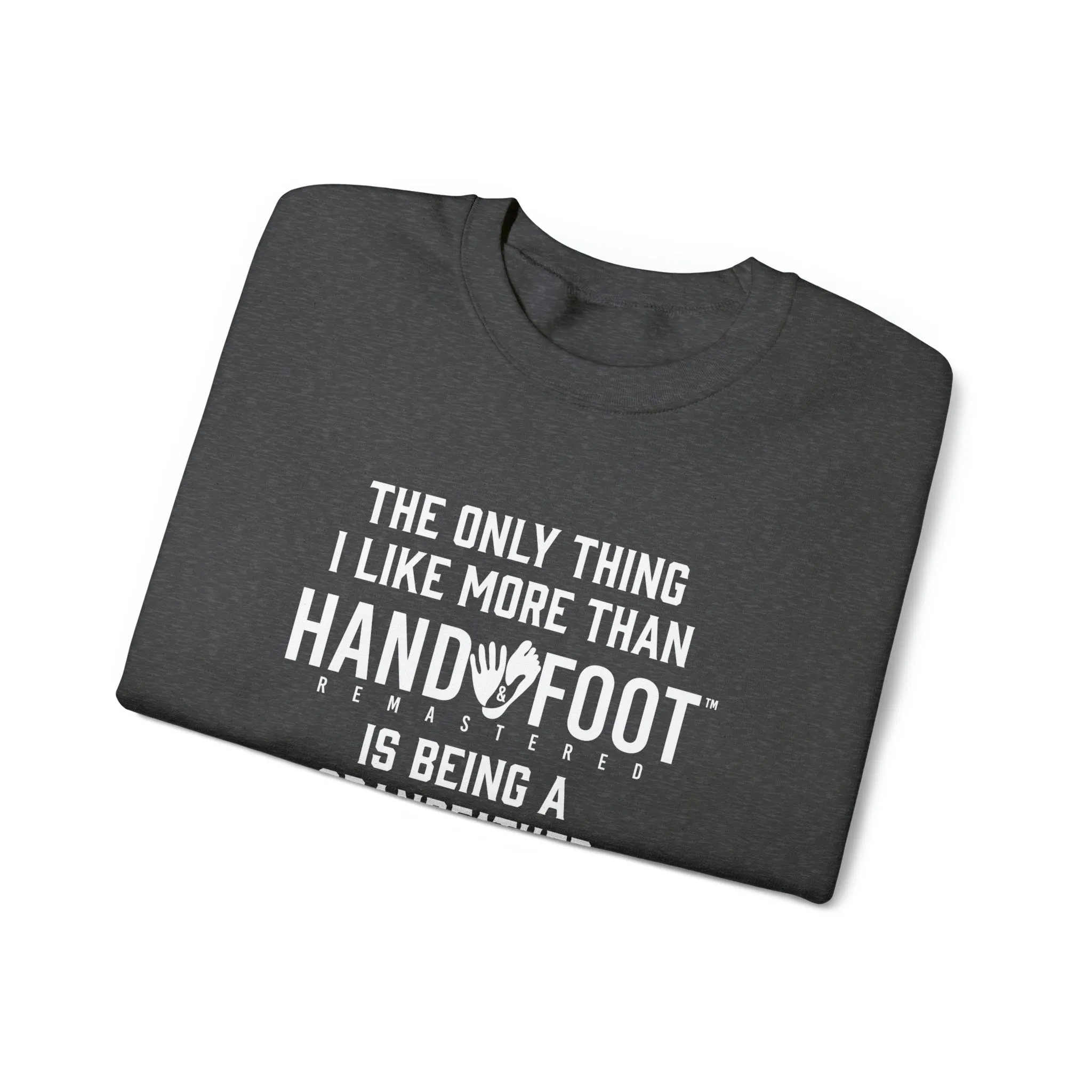 Being a Grandfather Unisex Heavy Blend™ Crewneck Sweatshirt