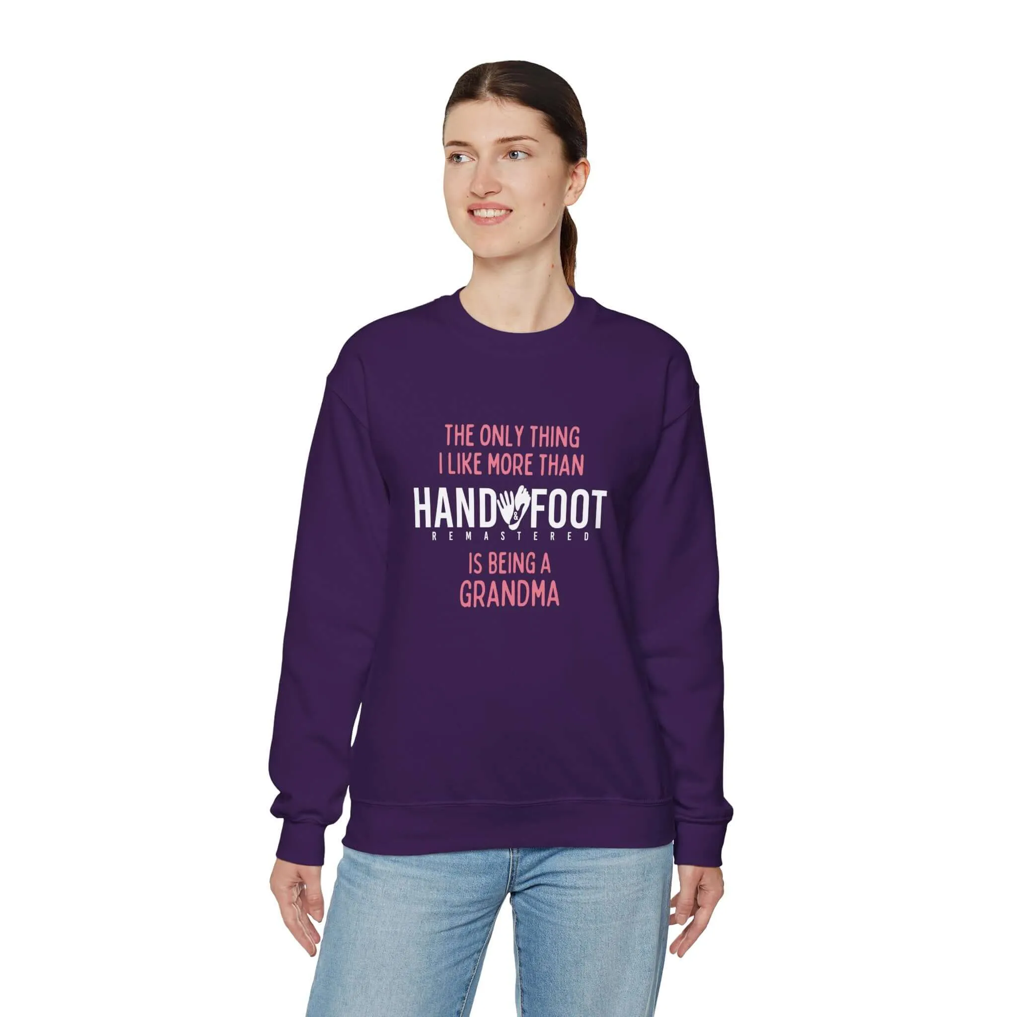 Being a Grandma Unisex Heavy Blend™ Crewneck Sweatshirt