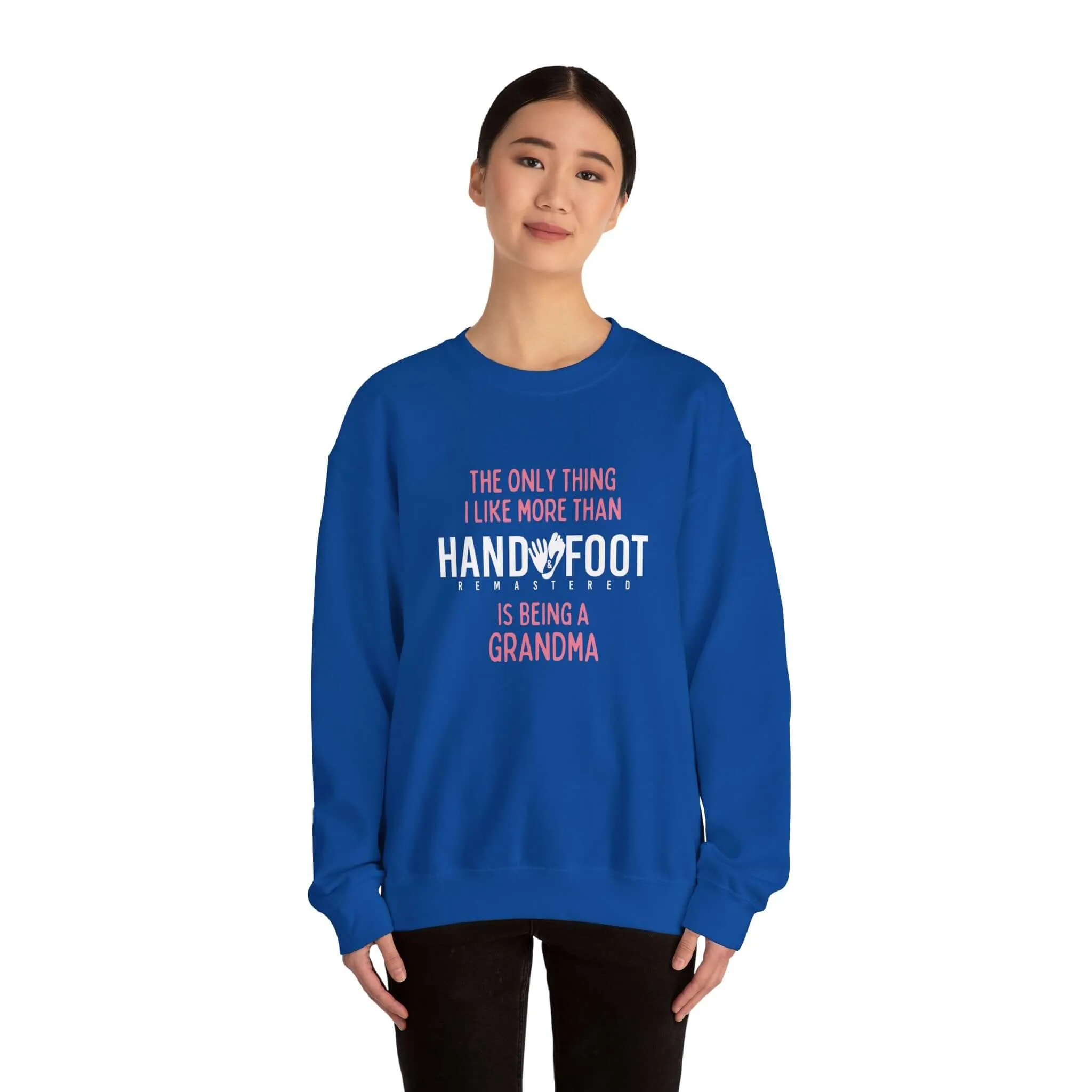 Being a Grandma Unisex Heavy Blend™ Crewneck Sweatshirt