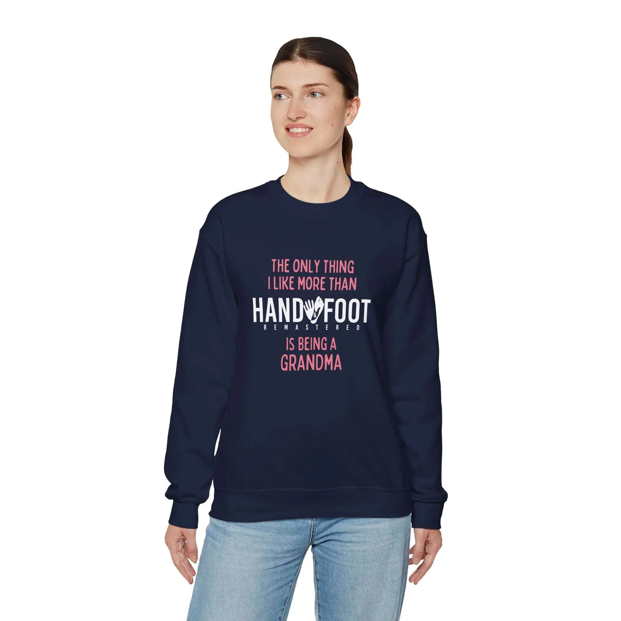 Being a Grandma Unisex Heavy Blend™ Crewneck Sweatshirt