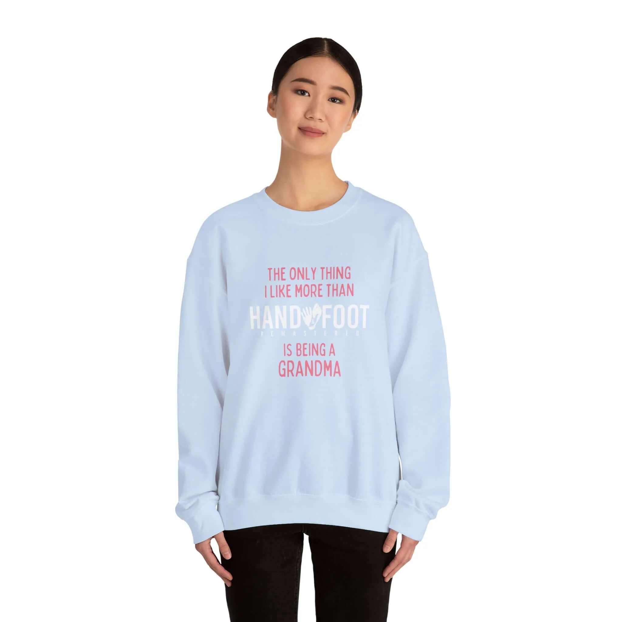 Being a Grandma Unisex Heavy Blend™ Crewneck Sweatshirt