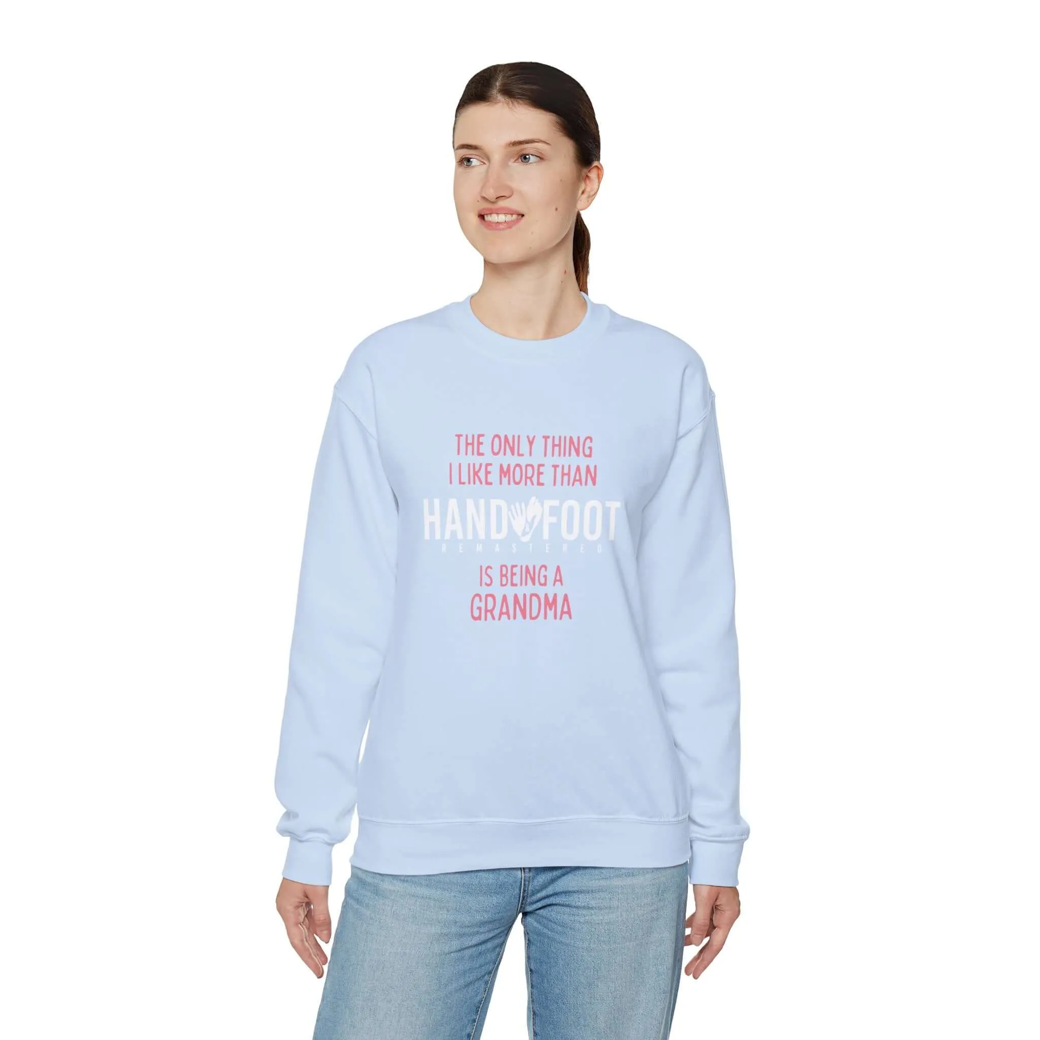 Being a Grandma Unisex Heavy Blend™ Crewneck Sweatshirt