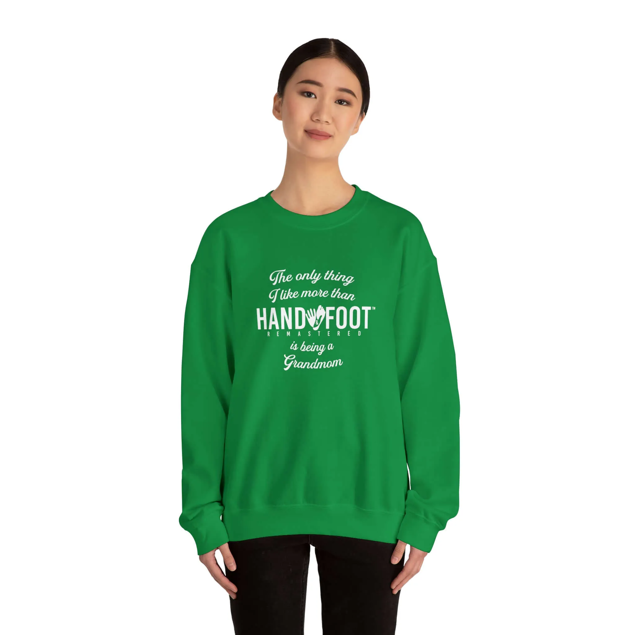 Being a Grandmom Unisex Heavy Blend™ Crewneck Sweatshirt