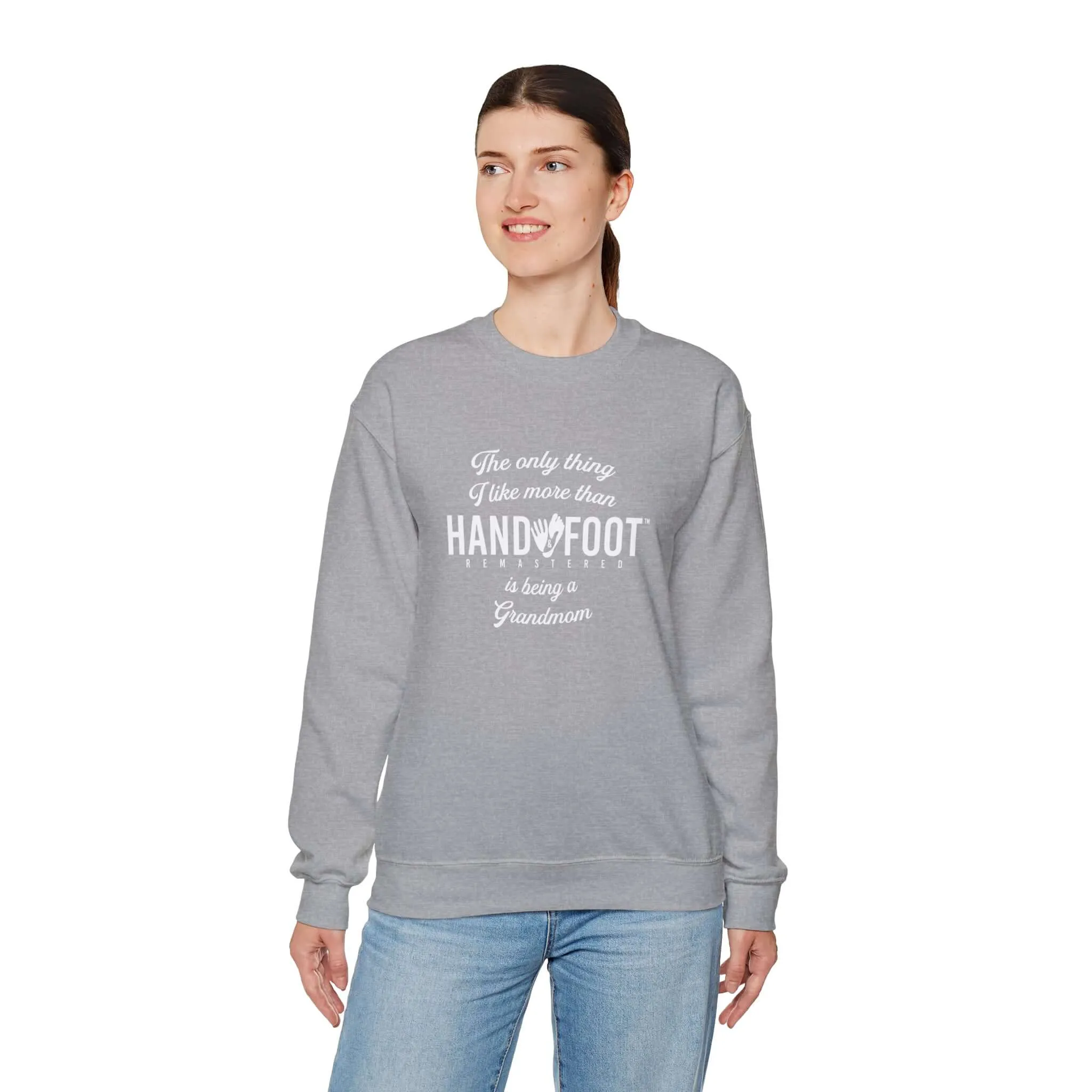 Being a Grandmom Unisex Heavy Blend™ Crewneck Sweatshirt
