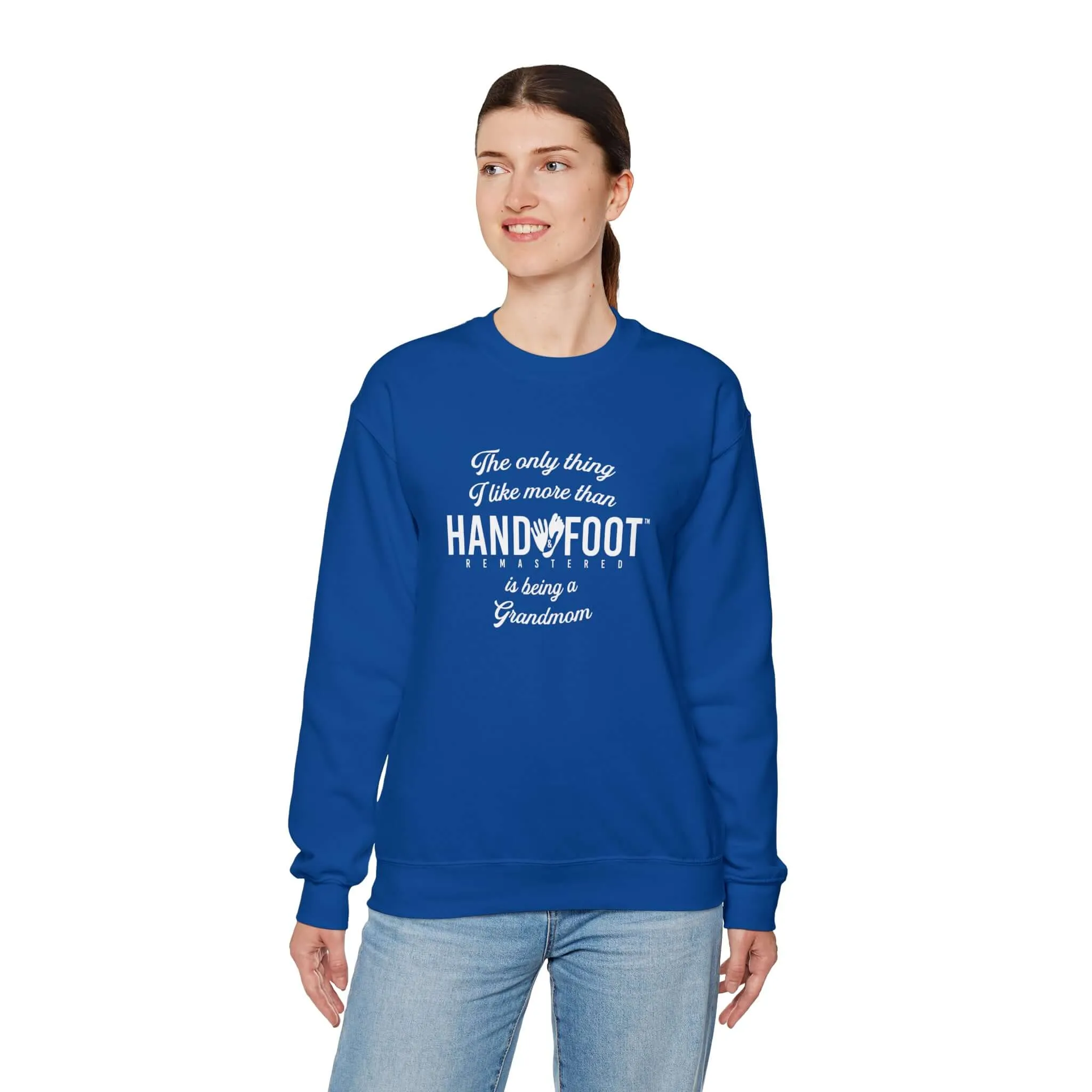 Being a Grandmom Unisex Heavy Blend™ Crewneck Sweatshirt
