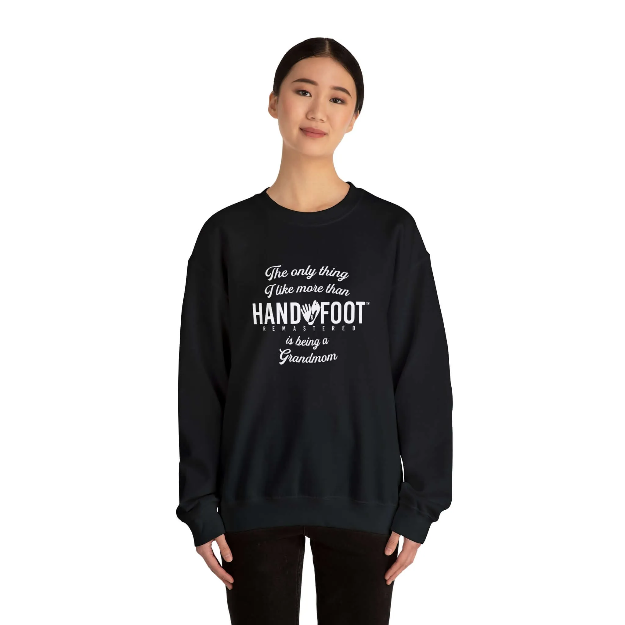 Being a Grandmom Unisex Heavy Blend™ Crewneck Sweatshirt