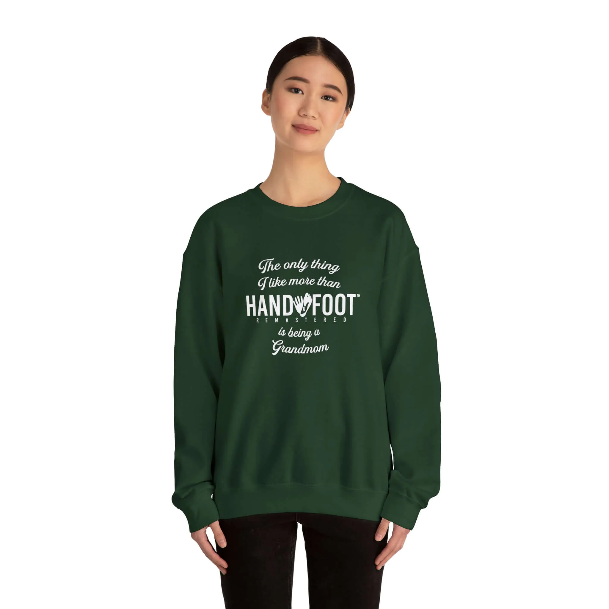 Being a Grandmom Unisex Heavy Blend™ Crewneck Sweatshirt