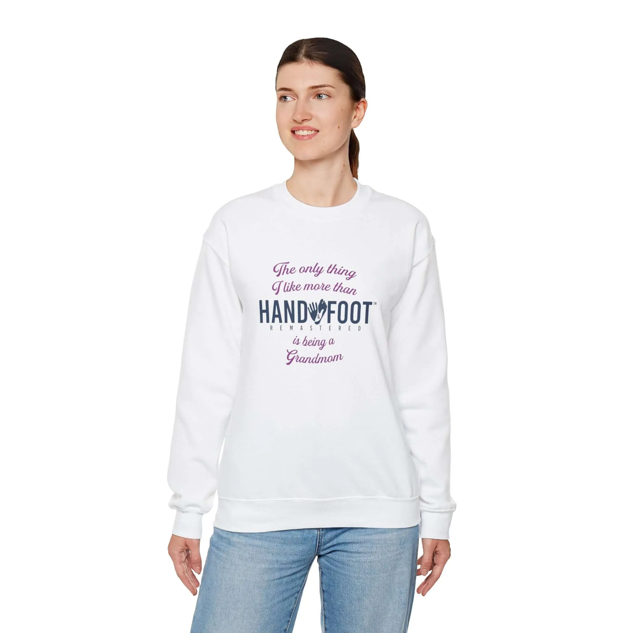 Being a Grandmom Unisex Heavy Blend™ Crewneck Sweatshirt