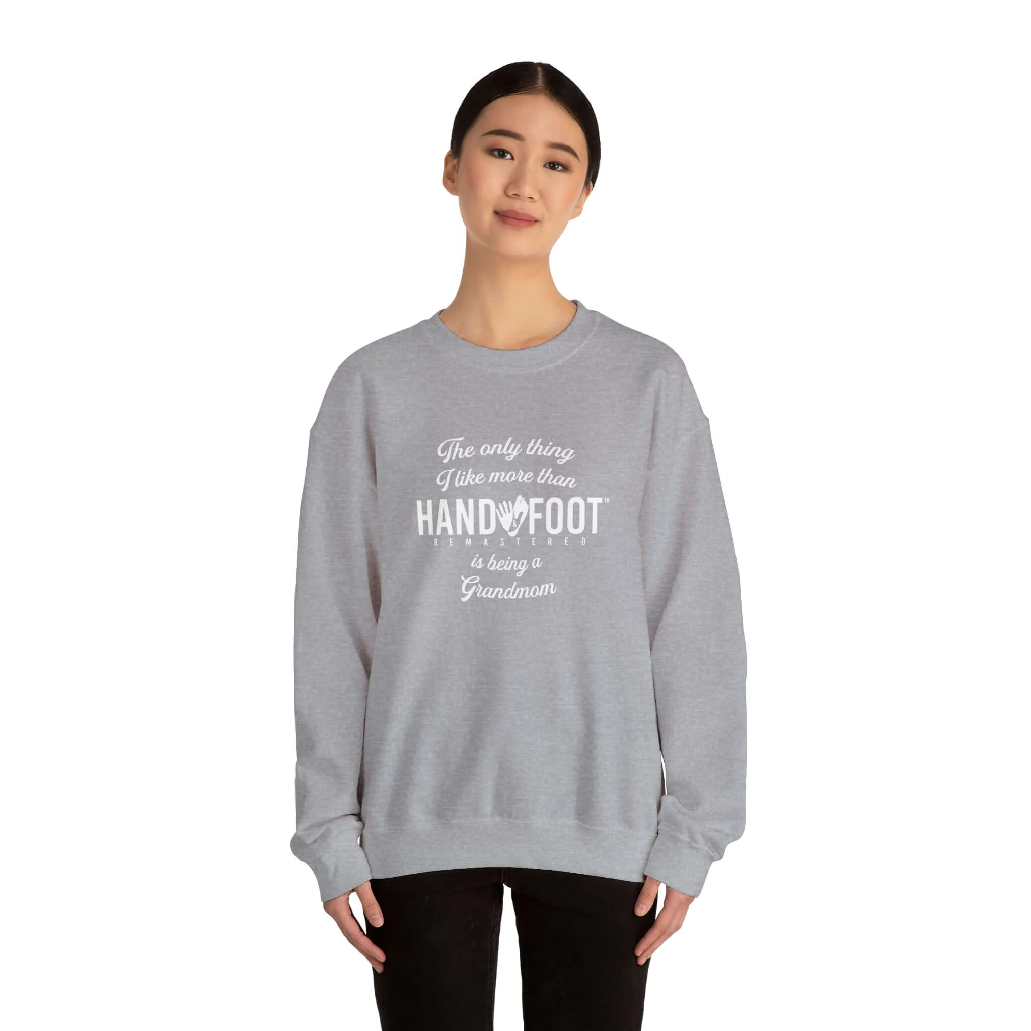 Being a Grandmom Unisex Heavy Blend™ Crewneck Sweatshirt