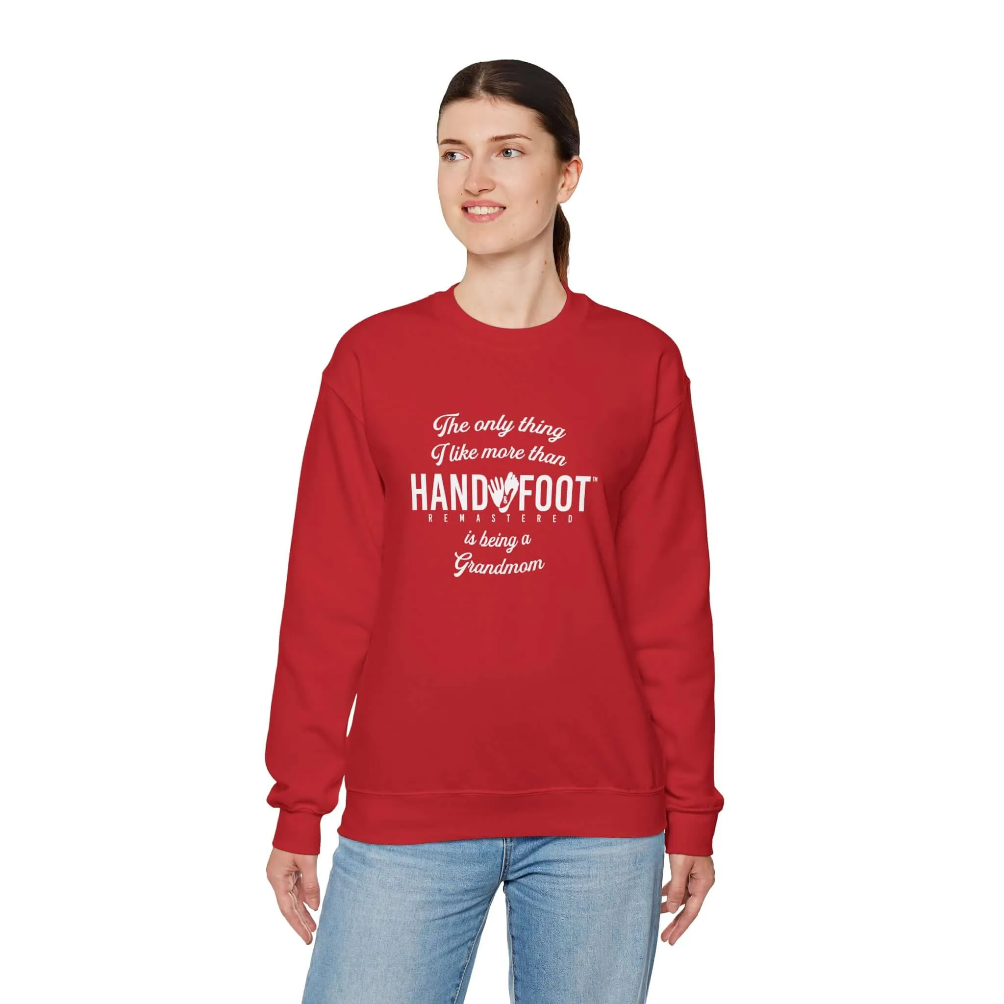 Being a Grandmom Unisex Heavy Blend™ Crewneck Sweatshirt