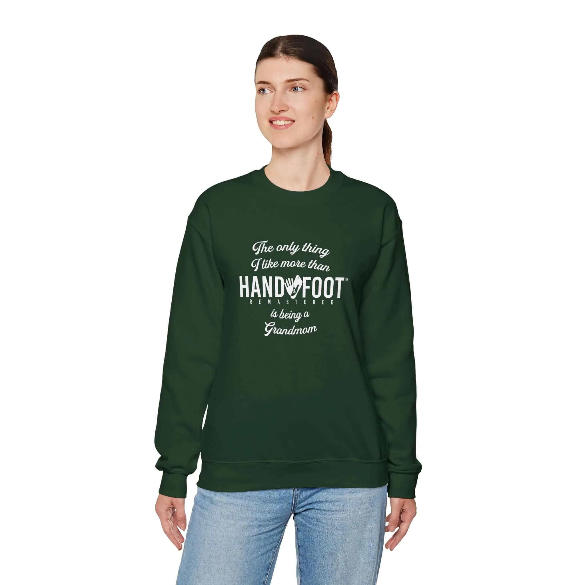 Being a Grandmom Unisex Heavy Blend™ Crewneck Sweatshirt