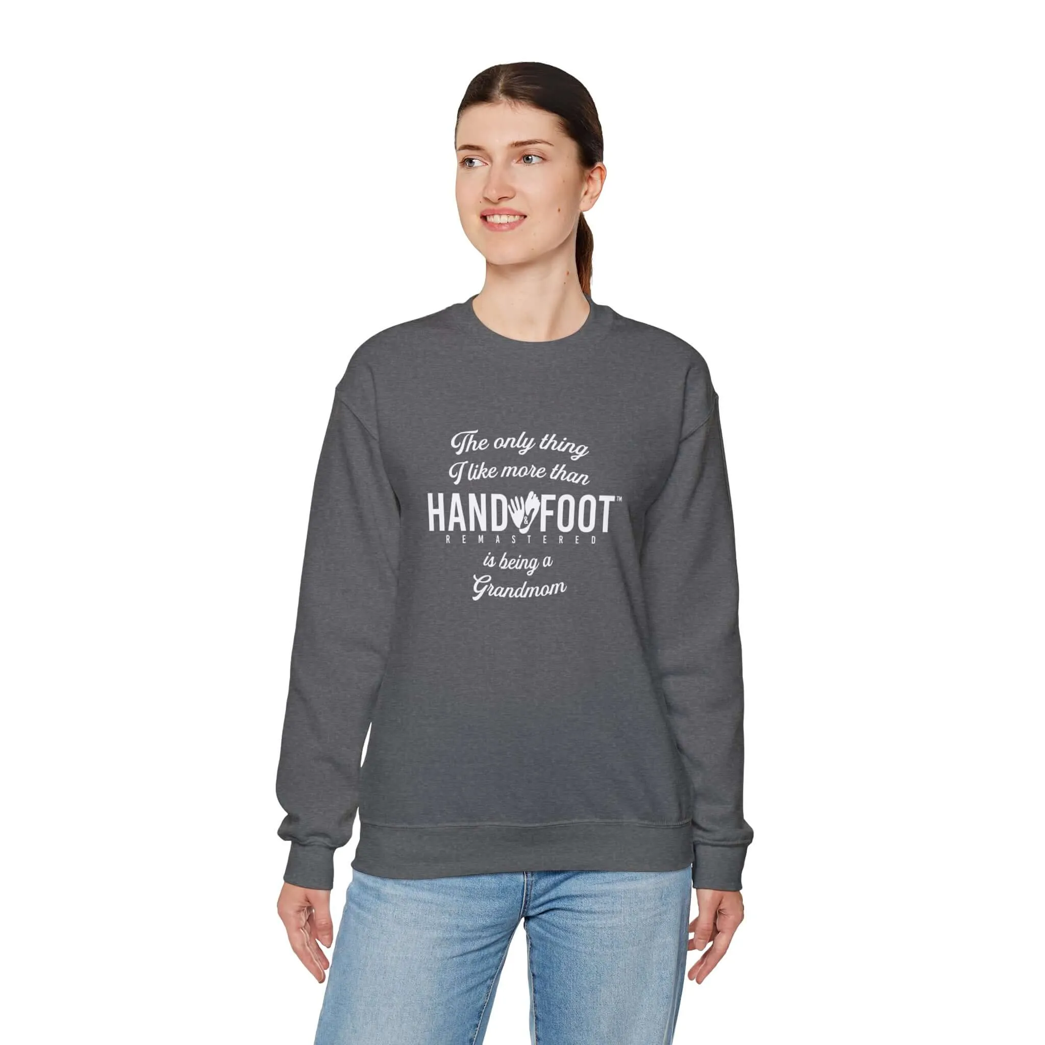 Being a Grandmom Unisex Heavy Blend™ Crewneck Sweatshirt