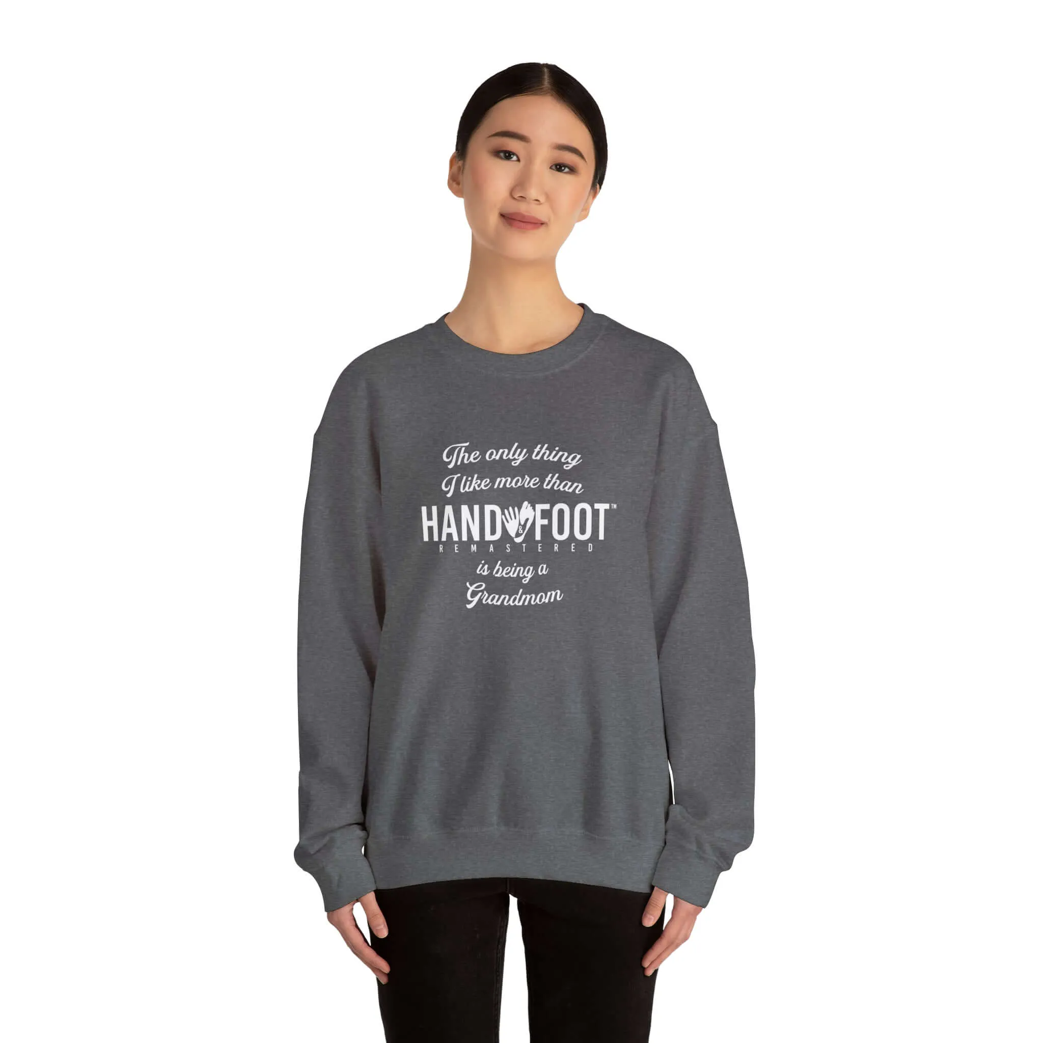 Being a Grandmom Unisex Heavy Blend™ Crewneck Sweatshirt