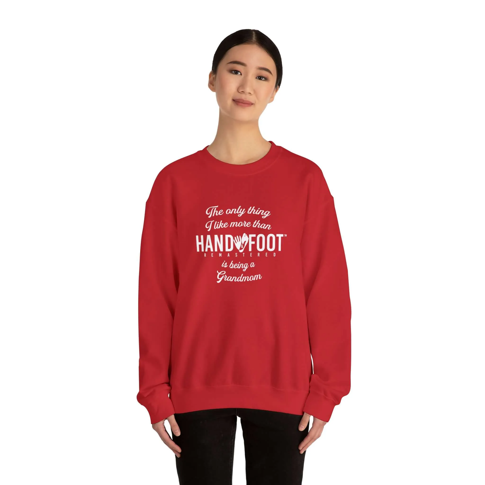 Being a Grandmom Unisex Heavy Blend™ Crewneck Sweatshirt