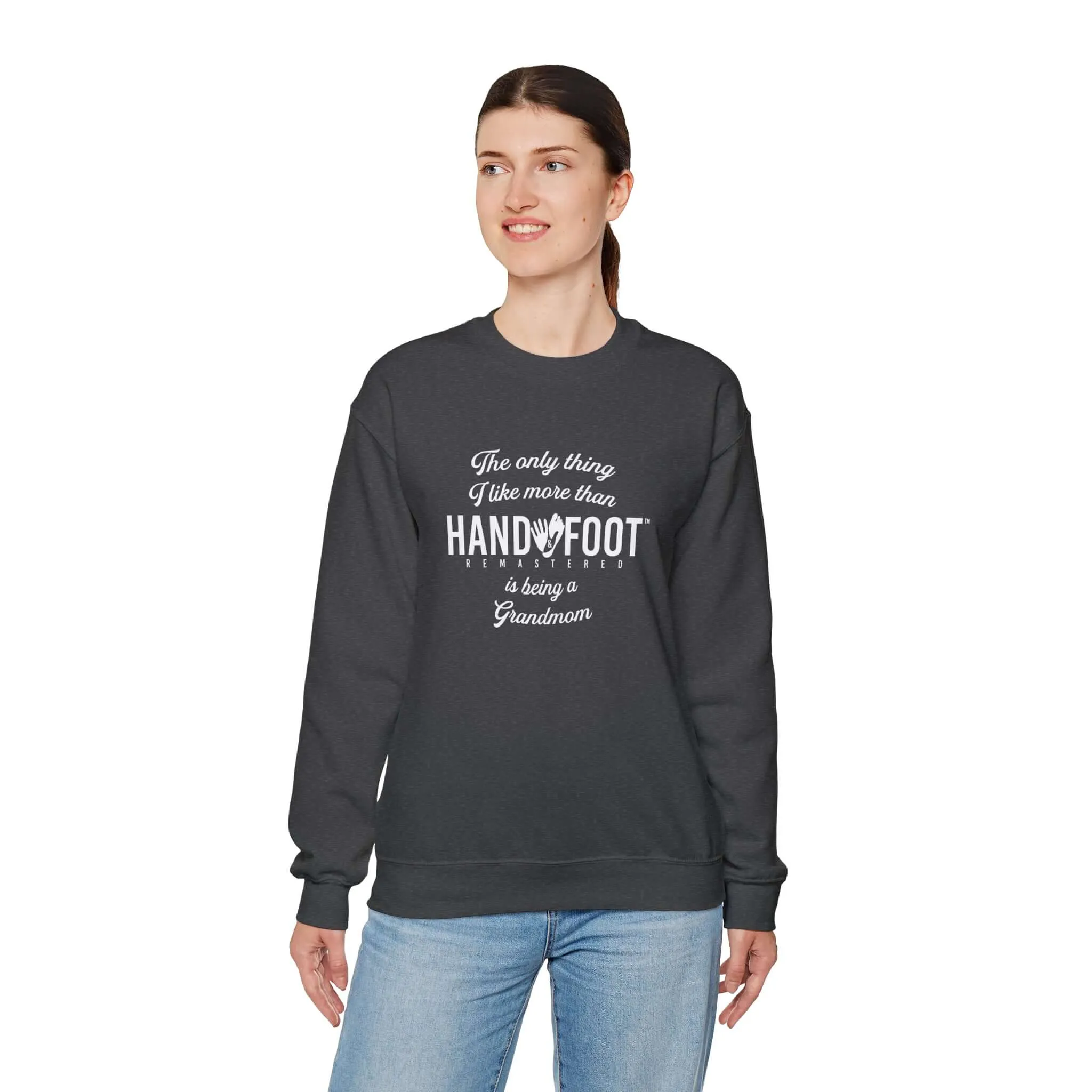 Being a Grandmom Unisex Heavy Blend™ Crewneck Sweatshirt