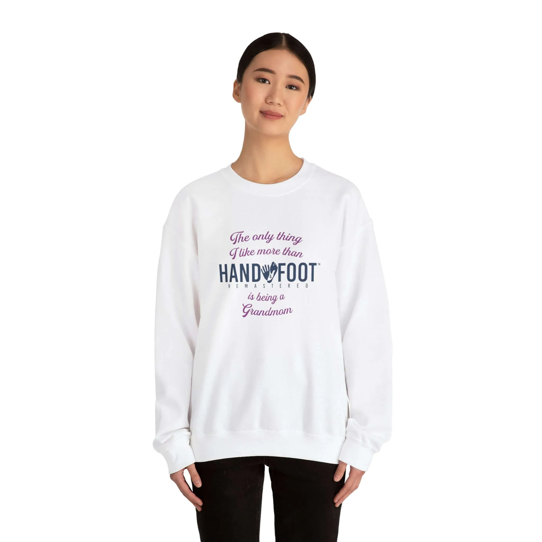 Being a Grandmom Unisex Heavy Blend™ Crewneck Sweatshirt