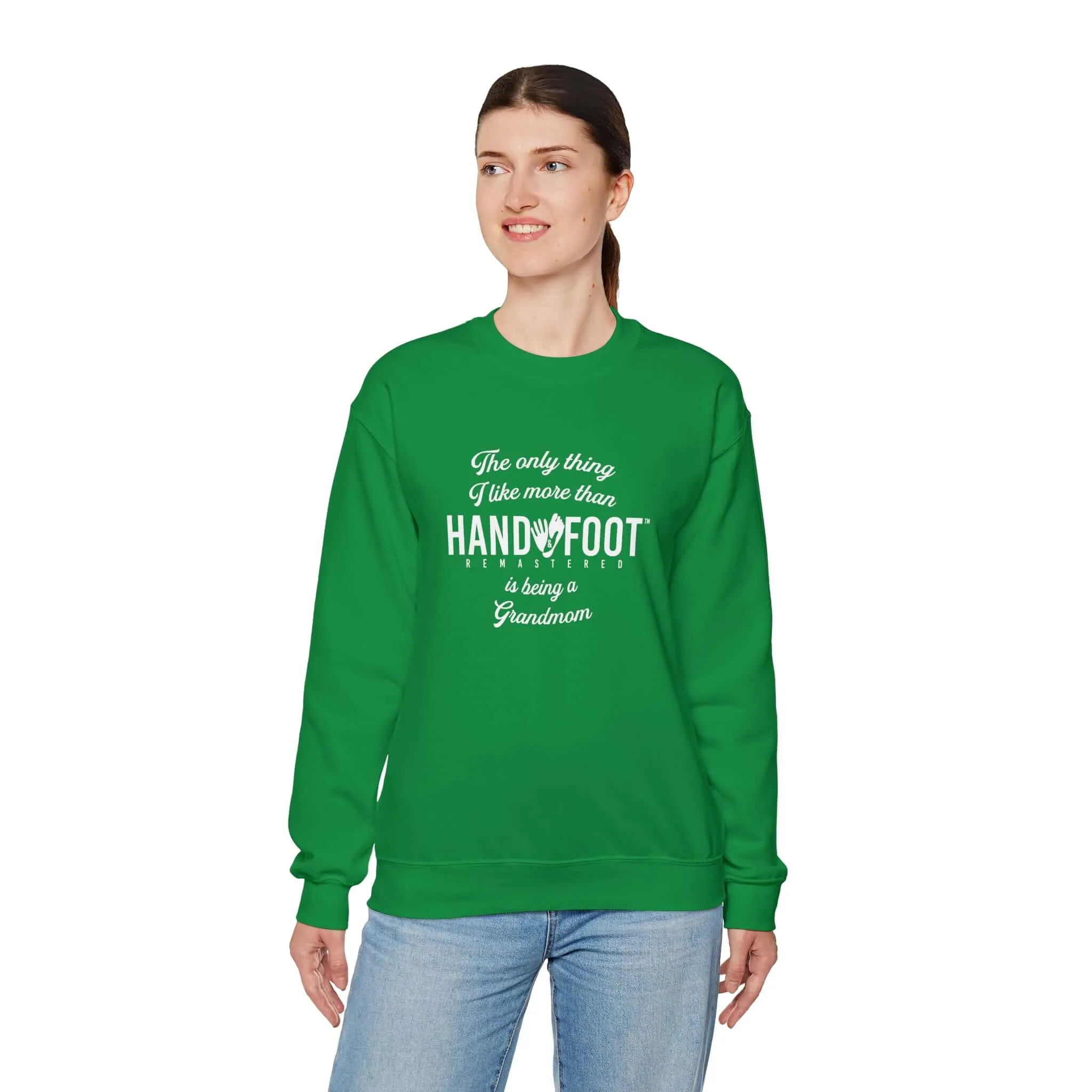 Being a Grandmom Unisex Heavy Blend™ Crewneck Sweatshirt