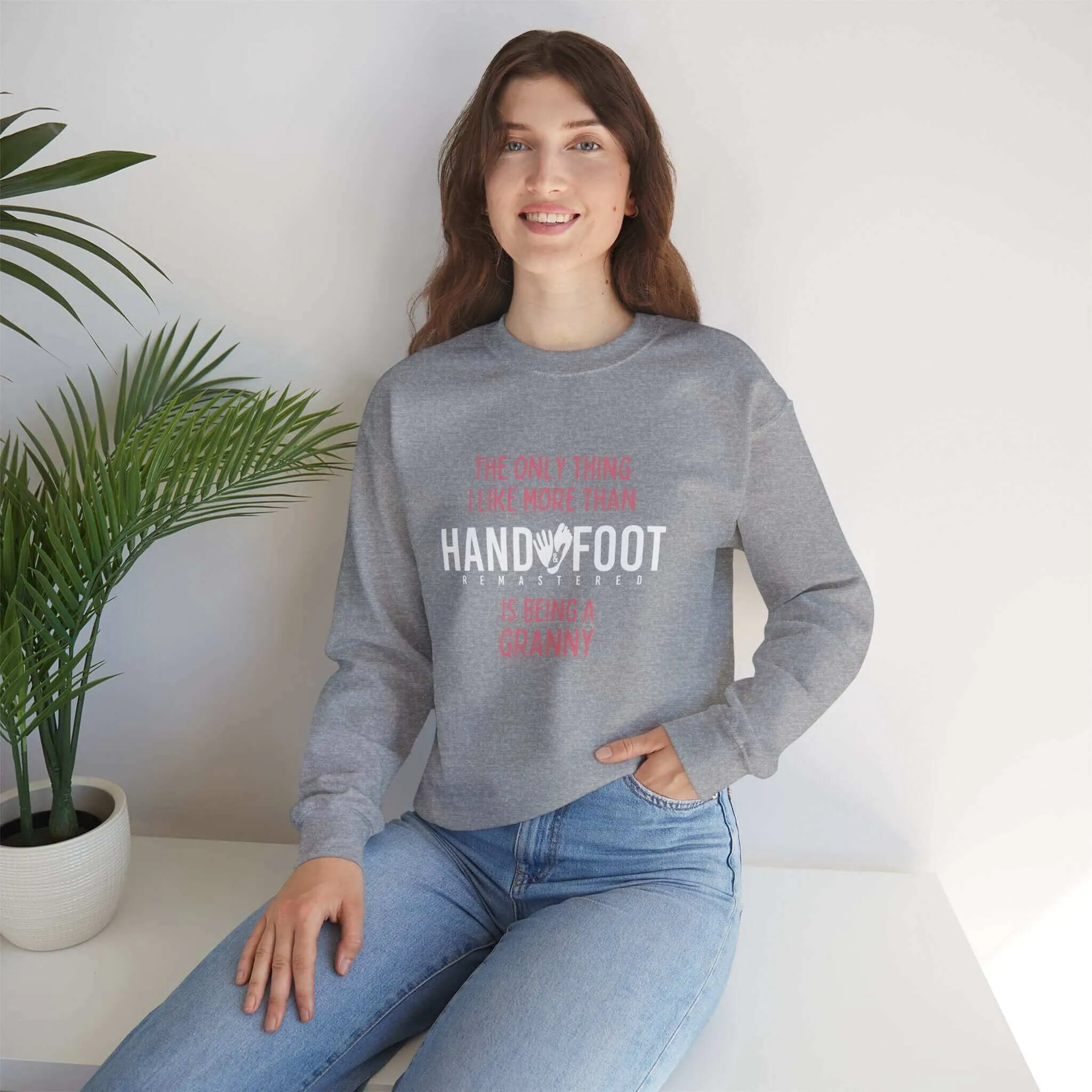Being a Granny Unisex Heavy Blend™ Crewneck Sweatshirt