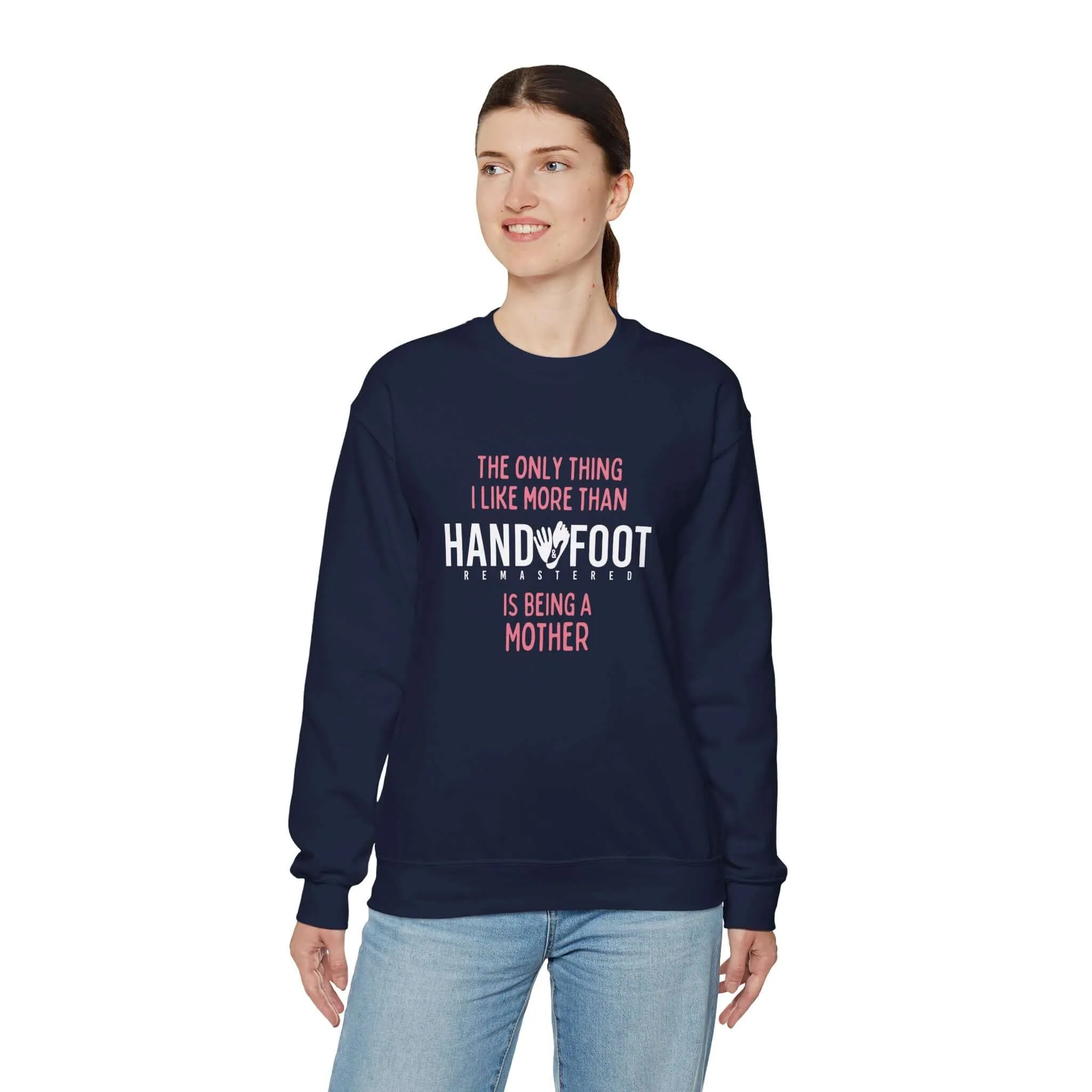 Being a Mother Unisex Heavy Blend™ Crewneck Sweatshirt