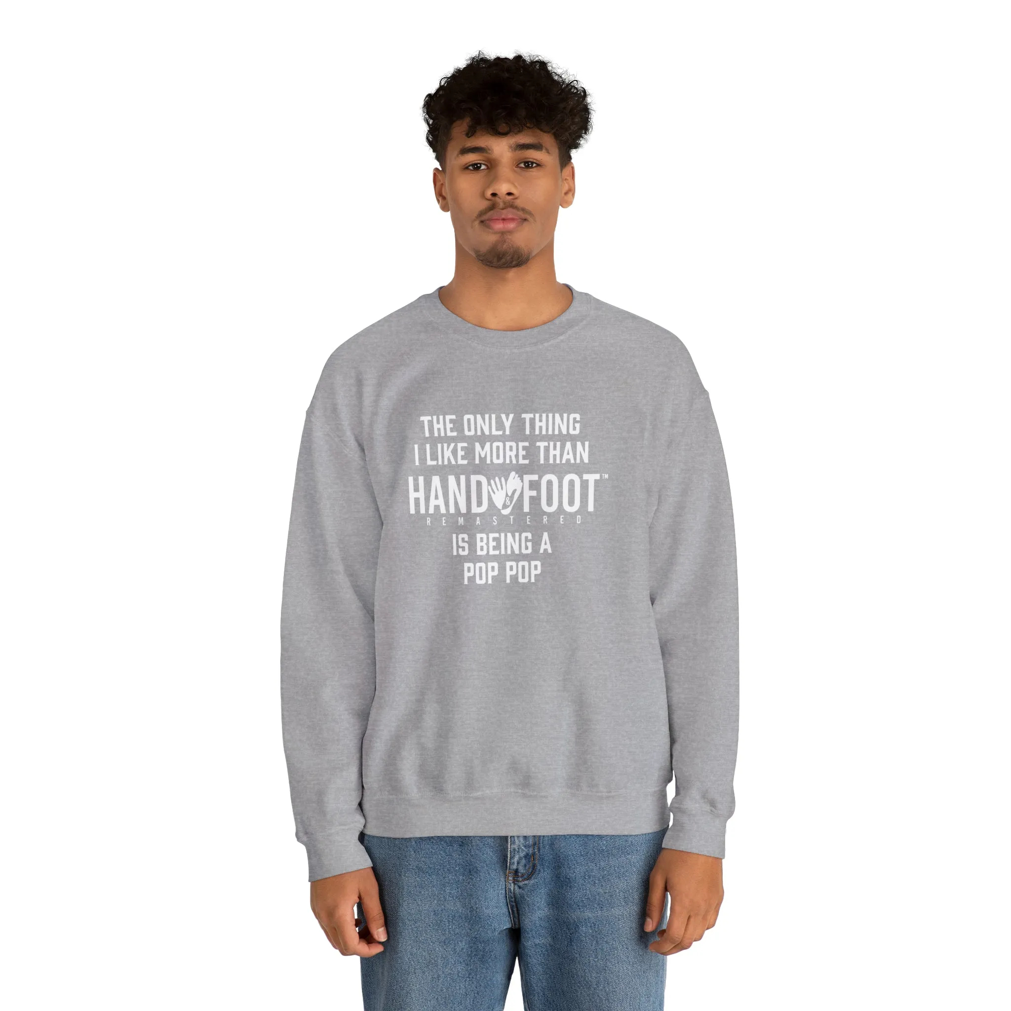 Being a Pop Pop Unisex Heavy Blend™ Crewneck Sweatshirt