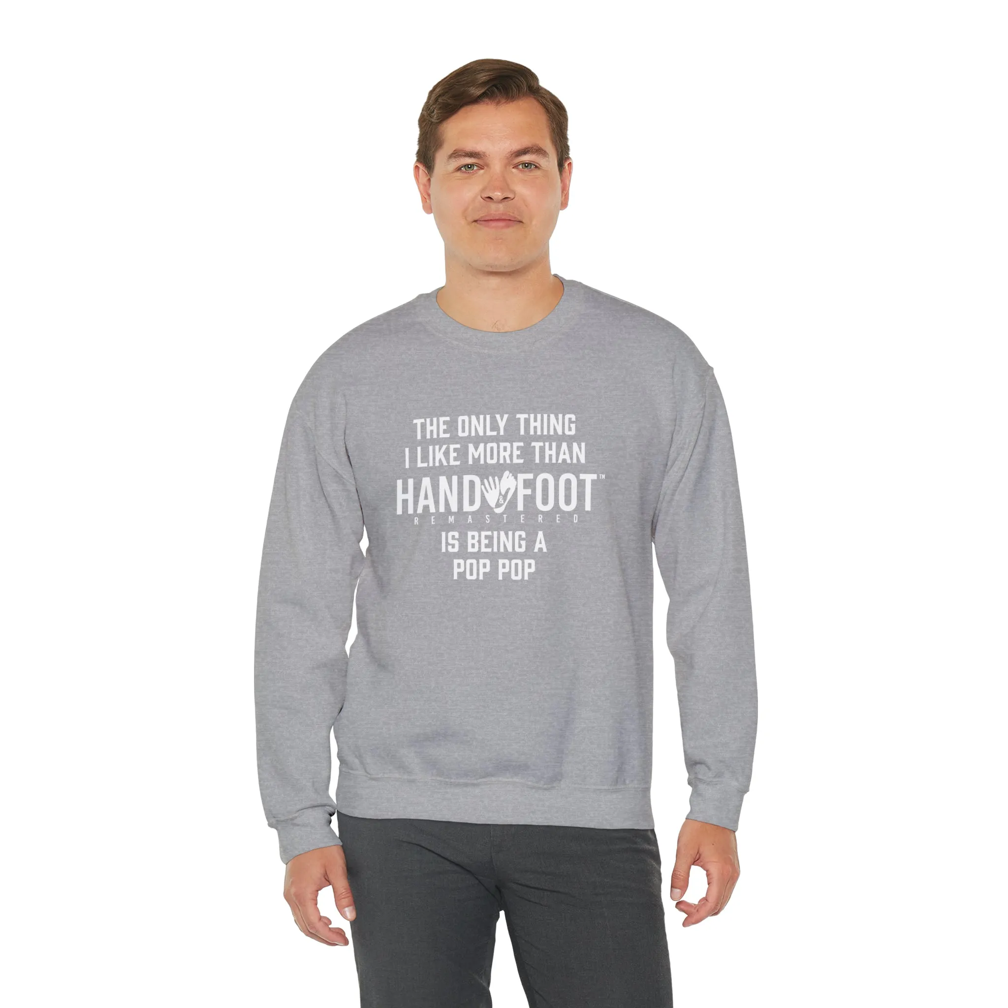 Being a Pop Pop Unisex Heavy Blend™ Crewneck Sweatshirt