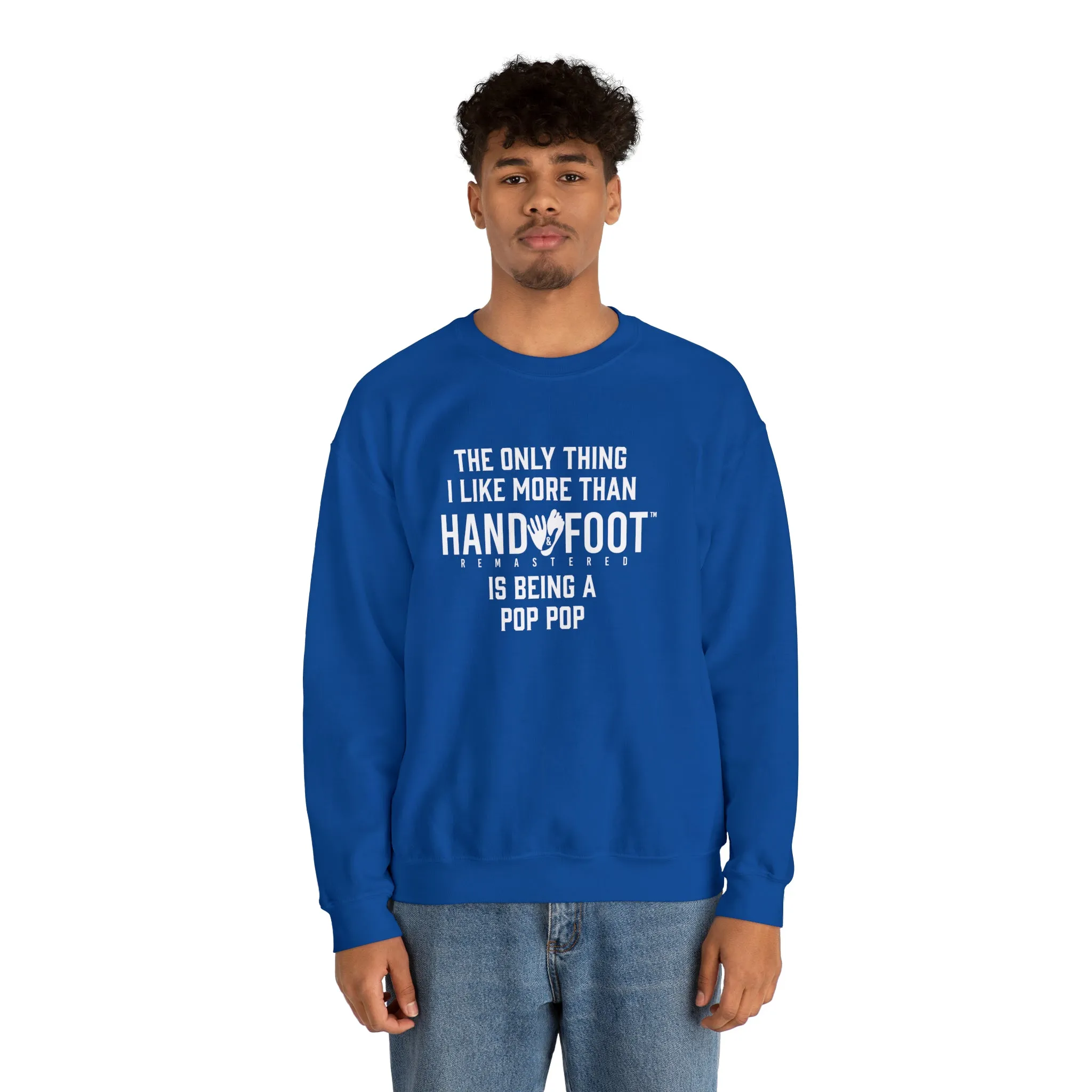 Being a Pop Pop Unisex Heavy Blend™ Crewneck Sweatshirt