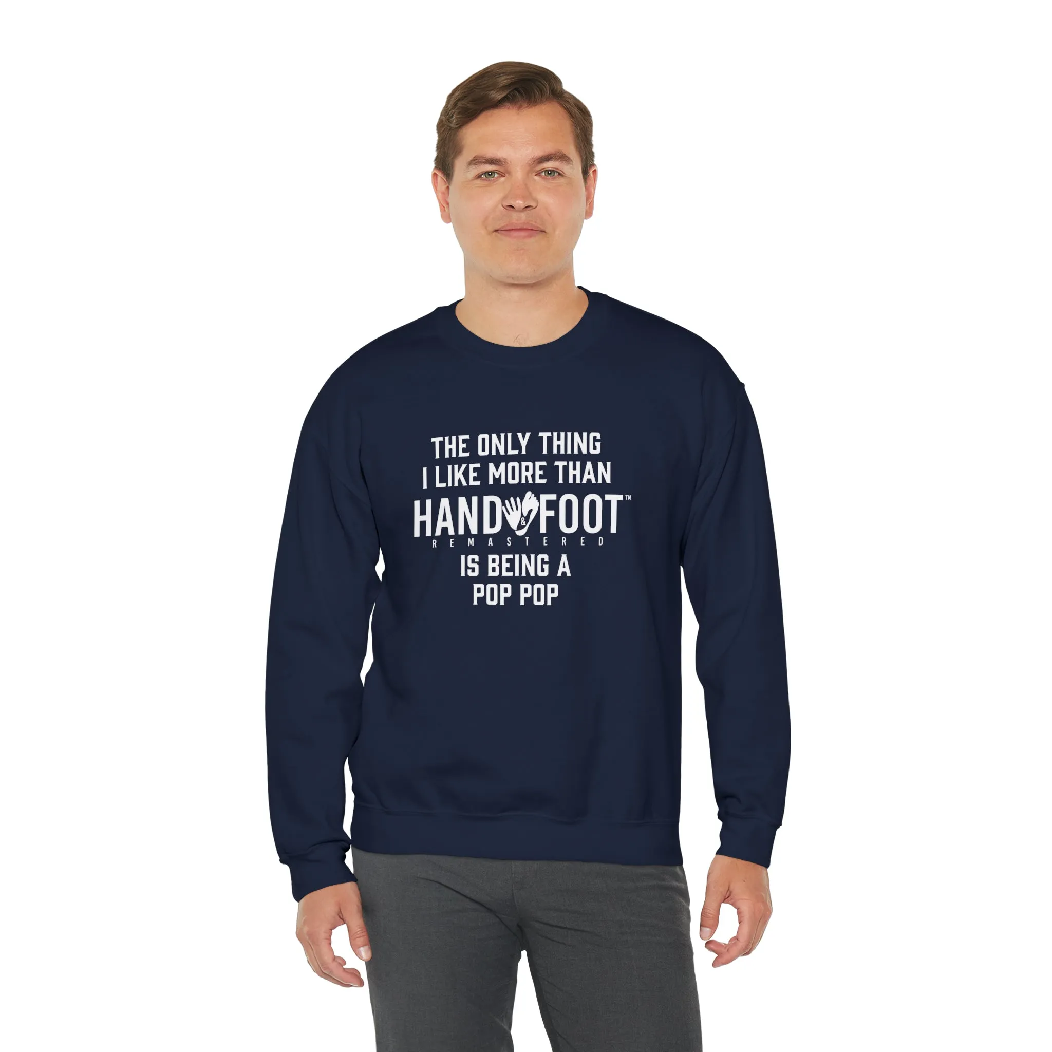 Being a Pop Pop Unisex Heavy Blend™ Crewneck Sweatshirt