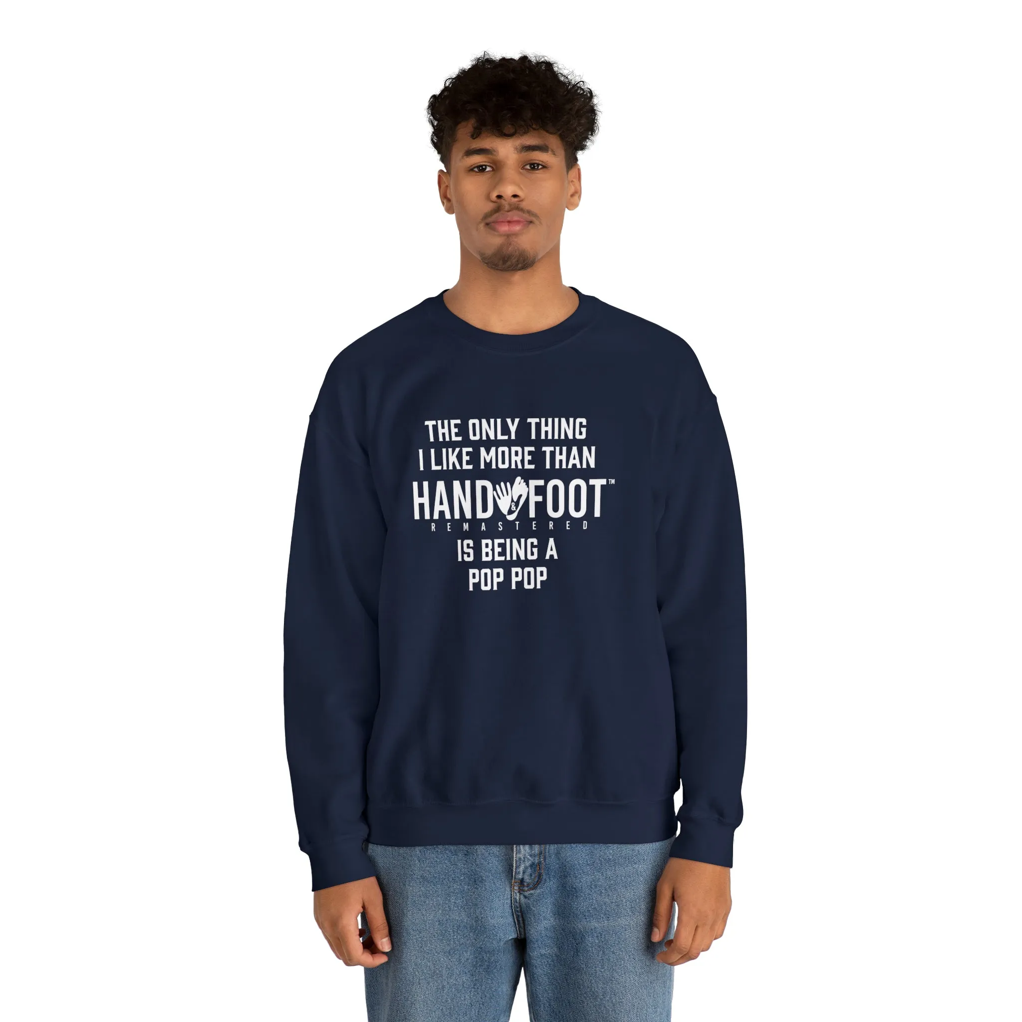 Being a Pop Pop Unisex Heavy Blend™ Crewneck Sweatshirt