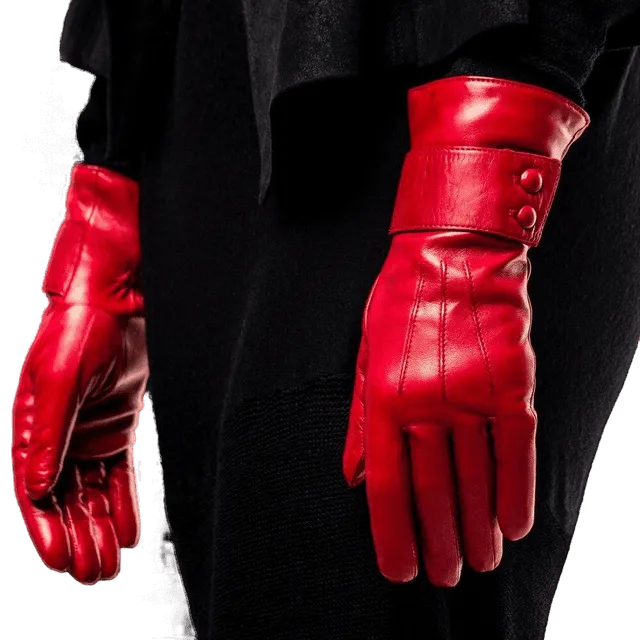 Belle - Women's Cashmere Lined Leather Gloves