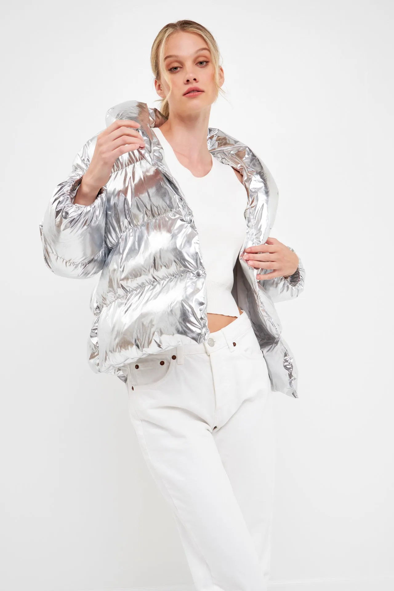 Belted Puffer Jacket