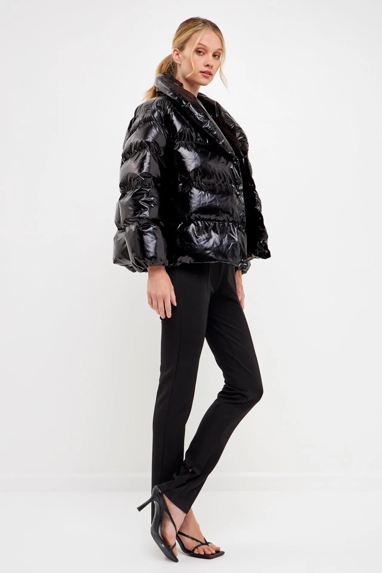 Belted Puffer Jacket
