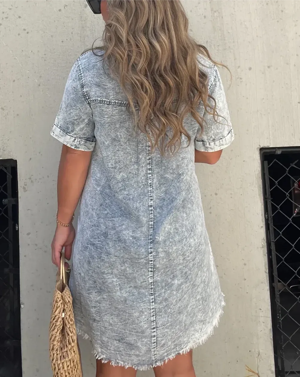 Bethany - Denim Shirt Dress